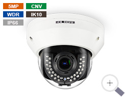 5MP Heavy-Duty Dome with 1-1.8 inch CMOS