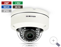 2MP Heavy-duty Dome Camera with Color night-vision