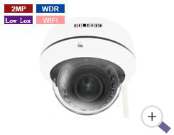 Câmera Dome Resistente a Vandalismo 2MP sem fio WIFI