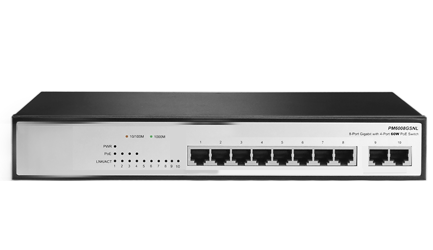 Switch PoE 8 Portas